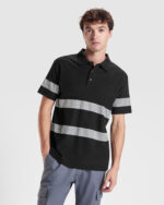 Polo HV9324 FORAN Alta Visibilidad color - Negro