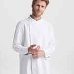 Chaqueta CQ4500 DABIZ cocinero unisex HORECA color - Blanco