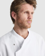 Chaqueta CQ4500 DABIZ cocinero unisex HORECA color - Blanco