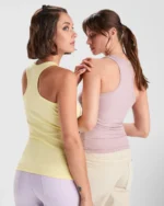 Camiseta tirantes Roly CA6535 BRENDA espalda nadadora mujer algodón - Imagen 3