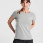 Camiseta CA6643 CIES manga corta algodón ligeramente entallada color - Gris Vigore