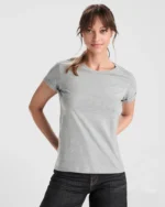 Camiseta CA6643 CIES manga corta algodón ligeramente entallada color - Gris Vigore