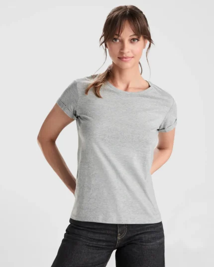 Camiseta CA6643 CIES manga corta algodón ligeramente entallada color - Gris Vigore