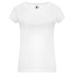 Camiseta Roly CA6692 HAWAII manga corta sublimación poliéster blanca - Imagen 5