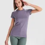 Camiseta Roly CA6699 BREDA WOMAN manga corta algodón orgánico OCS mujer