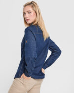 Camisa CM6707 LUJAN WOMAN vaquera manga larga mujer HORECA stretch color - Vaquero