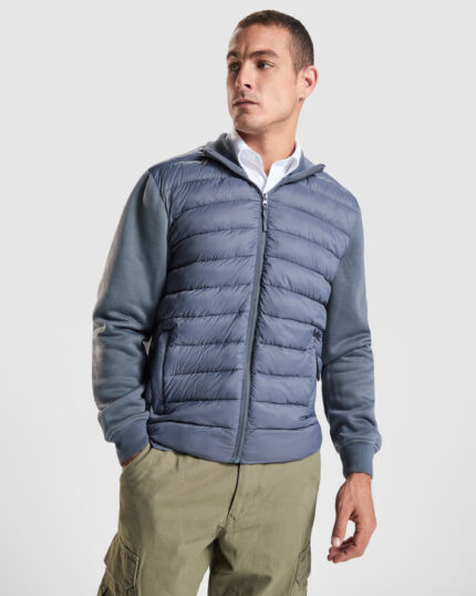 Chaqueta CQ8420 VIVARO cremallera unisex acolchada HORECA color - Plomo