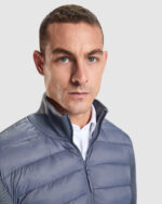 Chaqueta CQ8420 VIVARO cremallera unisex acolchada HORECA color - Plomo