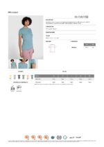 Camiseta Roly CA2201 FIYI manga corta mujer efecto lavado - Imagen 2