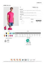 Camiseta Roly CA 6424 ATOMIC hombre algodón 150g – básica personalizable - Imagen 2