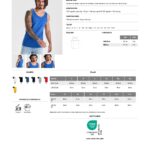 Camiseta tirantes Roly CA6545 TEXAS hombre mujer algodón adulto e infantil
