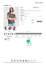 Camiseta Roly CA6661 FOX WOMAN manga corta vigoré mujer - Imagen 2