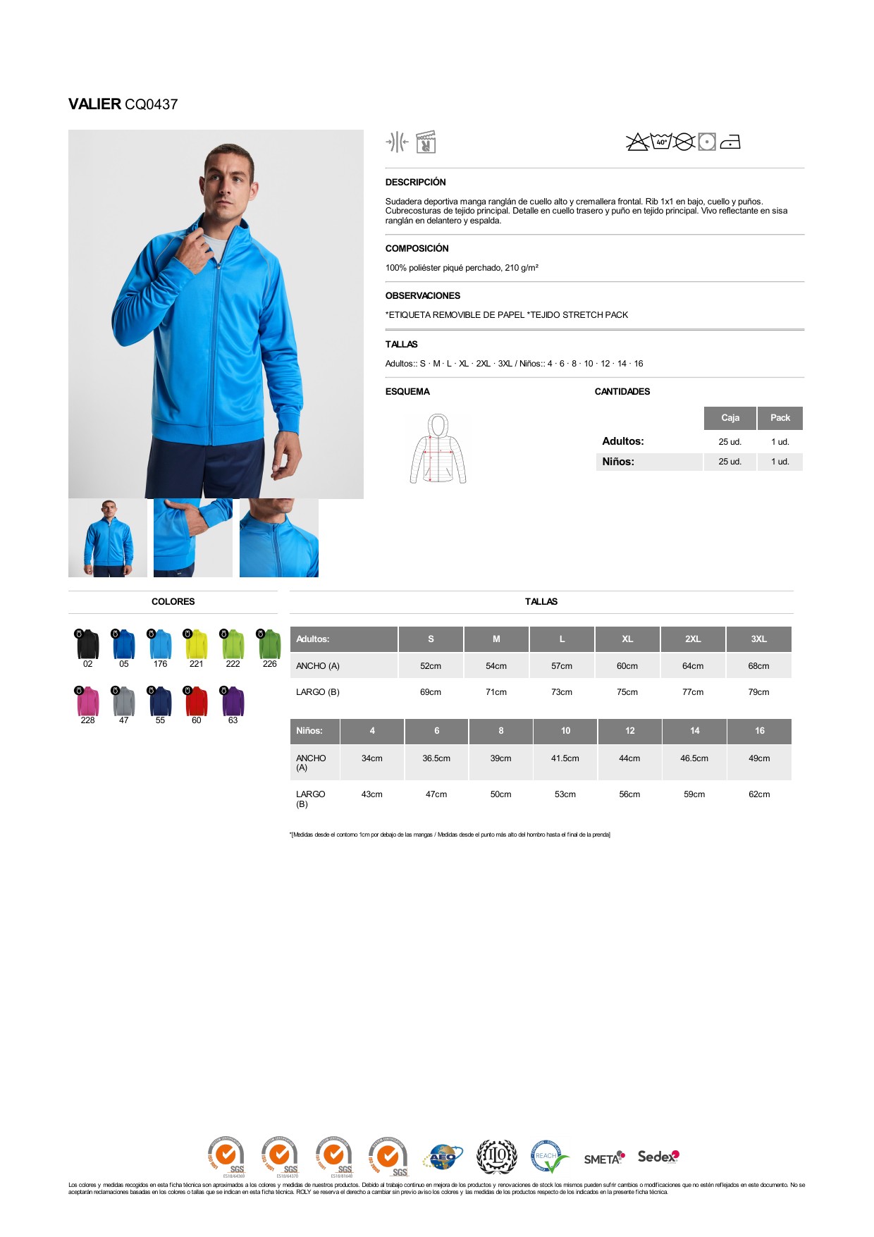ficha-tecnica-CQ0437 Sudadera deportiva Roly CQ0437 VALIER - Imagen 1