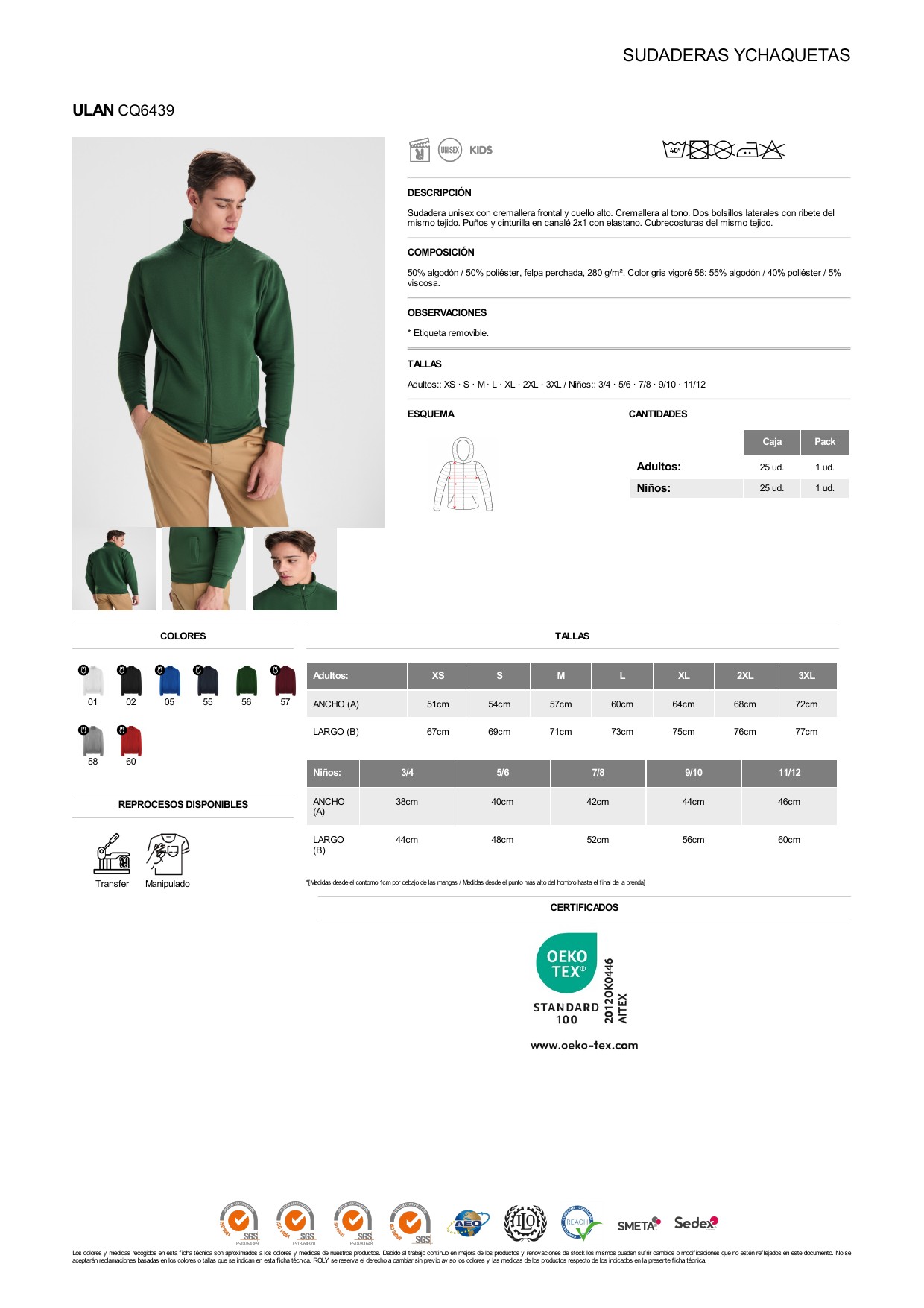 ficha-tecnica-CQ6439 Sudadera Roly CQ6439 ULAN - Imagen 1