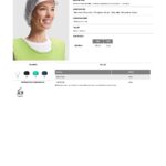 Gorro Roly GR9083 ATALA cocina rejilla visera talla única industria alimentaria