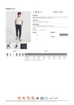 PANTALÓN UNISEX PA 6613 FLEXAR - Imagen 2