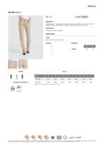 Pantalón Roly PA9107 HILTON largo mujer stretch HORECA hostelería - Imagen 2