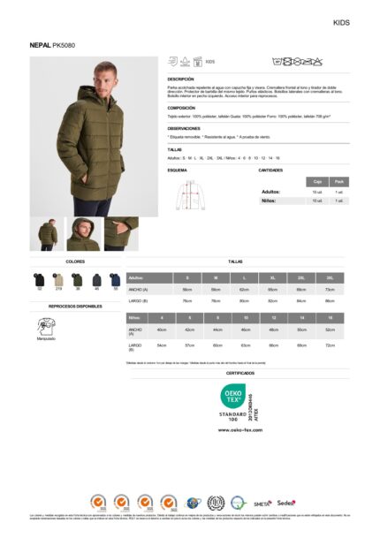 Parka Roly PK5080 NEPAL