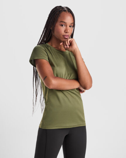 Camiseta técnica CA0423 MONTECARLO WOMAN color - Verde Militar