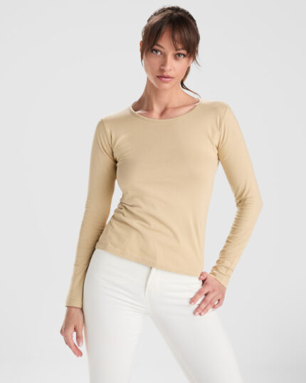 Camiseta CA1218 EXTREME WOMAN manga larga mujer Duo Concept color - Arena