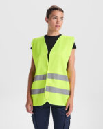 Chaleco CC5063 SIRIO Alta Visibilidad color - Amarillo Fluor