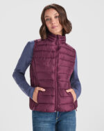 Chaleco RA5093 OSLO WOMAN color - Rojo Ciruela
