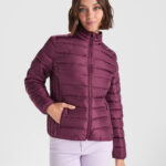 Cortavientos RA5095 FINLAND WOMAN color - Rojo Ciruela
