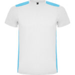 Camiseta técnica CA6652 DETROIT color blanco/turquesa