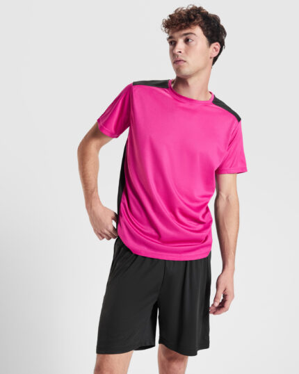 Camiseta técnica CA6652 DETROIT color fucsia/negro