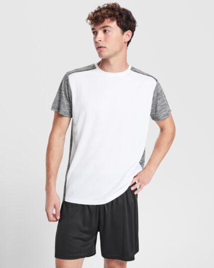 Camiseta técnica CA6653 ZOLDER color blanco/negro vigore