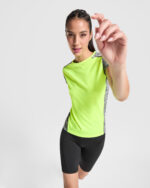 Camiseta técnica CA6663 ZOLDER WOMAN color amarillo fluor/negro vigore