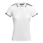 Polo técnico PO0409 TAMIL WOMAN color blanco/negro