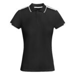 Polo técnico PO0409 TAMIL WOMAN color negro/blanco