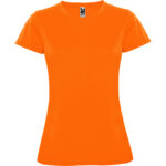 Camiseta técnica CA0423 MONTECARLO WOMAN color - Naranja Fluor