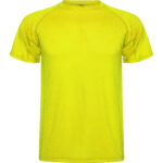 Camiseta técnica CA0425 MONTECARLO color - Amarillo Fluor