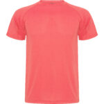 Camiseta técnica CA0425 MONTECARLO color - Coral Fluor