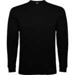 Camiseta CA1204 POINTER manga larga hombre algodón tallas XS a 4XL color - Negro