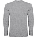 Camiseta CA1204 POINTER manga larga hombre algodón tallas XS a 4XL color - Gris Vigore