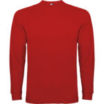 Camiseta CA1204 POINTER manga larga hombre algodón tallas XS a 4XL color - Rojo