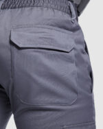 Pantalón HV9301 SOAN Alta Visibilidad color plomo/amarillo fluor