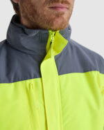 Chaqueta HV9304 EPSYLON Alta Visibilidad color plomo/amarillo fluor