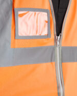 Chaleco CC9311 POLUX Alta Visibilidad color - Naranja Fluor