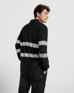 Polo HV9325 FORAN L/S Alta Visibilidad color - Negro