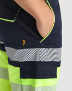 Bermuda HV9328 LADA Alta Visibilidad color marino/amarillo fluor