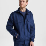 Chaqueta FR9403 CRUISER ignífuga sarga algodón-fibra carbono antiestática soldadura color - Marino