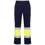 Pantalón HV9301 SOAN Alta Visibilidad color marino/amarillo fluor
