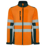 Chaqueta HV9303 ANTARES Alta Visibilidad color marino/naranja fluor