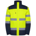 Chaqueta HV9304 EPSYLON Alta Visibilidad color marino/amarillo fluor