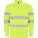 Polo HV9306 POLARIS L/S Alta Visibilidad color - Amarillo Fluor