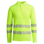 Polo HV9319 ATRIO LS Alta Visibilidad color - Amarillo Fluor